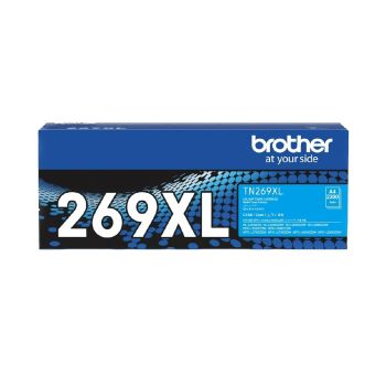 หมึกพิมพ์เลเซอร์ปริ้นเตอร์ Brother รุ่น TN-269XLC สีฟ้า