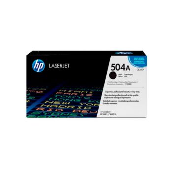 ตลับหมึกเลเซอร์ปริ้นเตอร์ HP 504A (CE250A) สีดำ