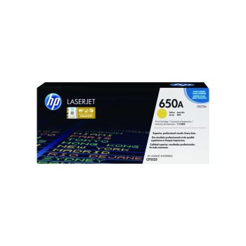 ตลับหมึกเลเซอร์ปริ้นเตอร์ HP 650A (CE272A) สีเหลือง