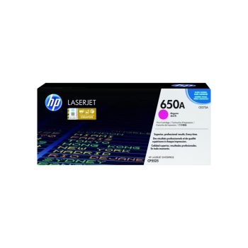 ตลับหมึกเลเซอร์ปริ้นเตอร์ HP 650A (CE273A) สีม่วงแดง