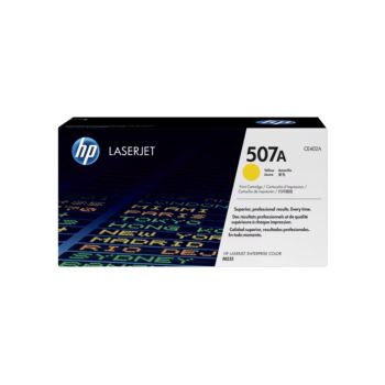 ตลับหมึกเลเซอร์ปริ้นเตอร์ HP 507A (CE402A) สีเหลือง