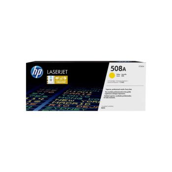 ตลับหมึกเลเซอร์ปริ้นเตอร์ HP 508A (CF362A) สีเหลือง