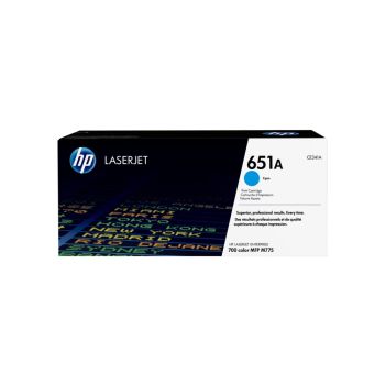 ตลับหมึกเลเซอร์ปริ้นเตอร์ HP 651A (CE341A) สีฟ้า