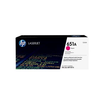 ตลับหมึกเลเซอร์ปริ้นเตอร์ HP 651A (CE343A) สีม่วงแดง