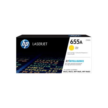 ตลับหมึกเลเซอร์ปริ้นเตอร์ HP 655A (CF452A) สีเหลือง