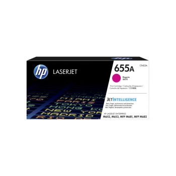 ตลับหมึกเลเซอร์ปริ้นเตอร์ HP 655A (CF453A) สีม่วงแดง
