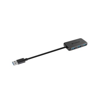 อุปกรณ์เพิ่มพอร์ต Transcend รุ่น HUB2 USB-A 3.1 Gen 1 4-Port