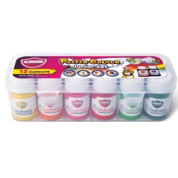 ชุดสีโปสเตอร์ Master Art 15 มล. 12 สี กล่องพลาสติก
