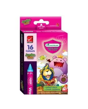 สีเทียน Master Art ขนาดจัมโบ้ 16 สี 