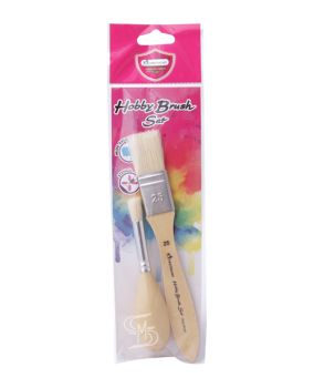 ชุดพู่กันฮอบบี้ Master Art เบอร์ 3/8 & 25 มม