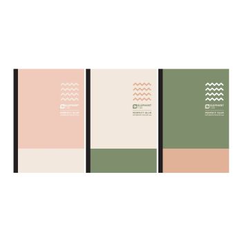 สมุดบันทึกสันกาวตราช้าง C9 60แกรม 80แผ่น I-105