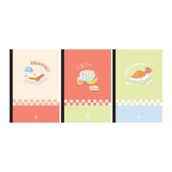 สมุดบันทึกสันกาวตราช้าง C9 60แกรม 80แผ่น I-106