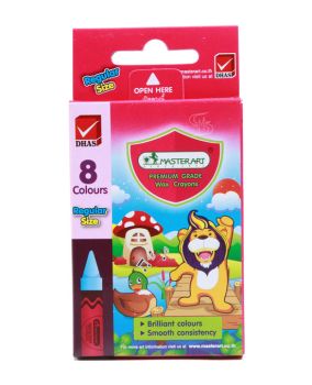 สีเทียน Master Art ขนาดกลาง 8 สี
