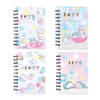 สมุดริมลวด ตราช้าง ลาย มาเมะโกมะ ขนาด A6 70 แกรม 100 แผ่น รุ่น WSX-106 (คละลาย)