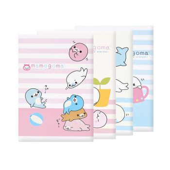 สมุดบันทึก ตราช้าง รุ่น KSX-101 ลายมาเมะโกมะ 9/30 70 แกรม 30 แผ่น (คละลาย)