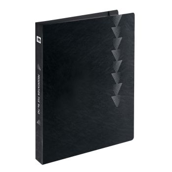 แฟ้มโชว์เอกสาร ตราช้าง รุ่น 742 สันกว้าง 1 1/2 นิ้ว ขนาด A2 สีดำ