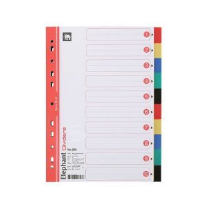 (1Free1) อินเด็กซ์แบ่งตามหัวข้อด้วยสี ตราช้าง รุ่น 320 