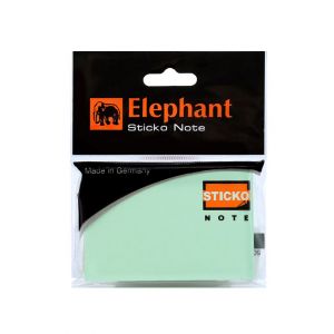 (1Free1) กระดาษโน๊ตแถบกาว ตราช้าง สีเขียวพาสเทล 2X3 นิ้ว 
