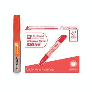 ปากกาไวท์บอร์ด Ultratank แดง (โหล) ตราช้าง