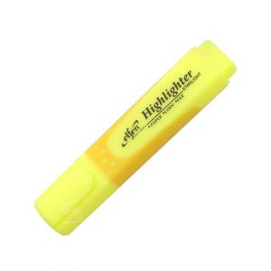 (1Free1) ปากกาเน้นข้อความ เอลเฟ่น สตาร์ไลท์ สีเหลือง 