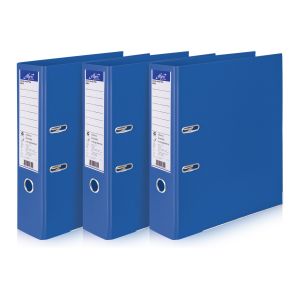 (1Free1) แฟ้มสันกว้าง เอลเฟ่น รุ่น 200F ขนาด F สีน้ำเงิน (แพ็ค 3) 