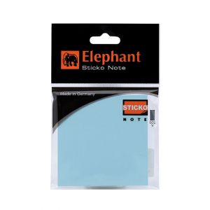(Clearance) กระดาษโน๊ตแถบกาว ตราช้าง สีฟ้า 3x3 นิ้ว (50 แผ่น) (SD257392)