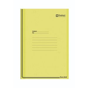 (1Free1) แฟ้มพับ ตราช้าง PSF999 สีเหลือง