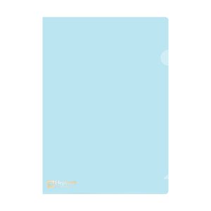 (1Free1) แฟ้มซองพลาสติก ตราช้าง รุ่น 410A4 ขนาด A4 ฟ้า (แพ็ค 12)