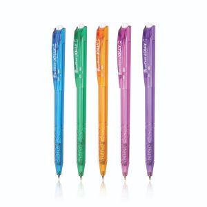 (1Free1) ปากกาลูกลื่น Quantum Skate Jolly 0.7 น้ำเงิน (คละสี) (กระบอก 50 แท่ง)
