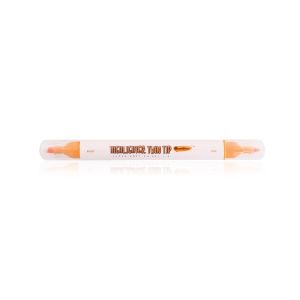 (สินค้าชำรุด) ปากกาเน้นข้อความ 2 หัว Quantum QH 781 ส้ม