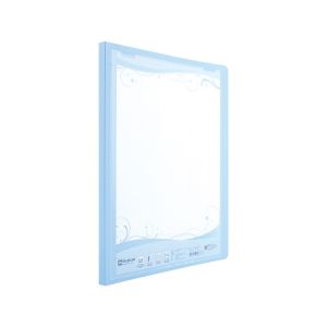 (1Free1) แฟ้มโชว์เอกสาร ตราช้าง รุ่น PF01 ขนาด A4 สีเบบี้ บลู