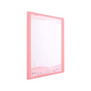 (1Free1) แฟ้มโชว์เอกสาร ตราช้าง รุ่น PF01 ขนาด A4 สีพีช