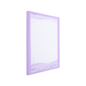 (1Free1) แฟ้มโชว์เอกสาร ตราช้าง รุ่น PF01 ขนาด A4 สีลาเวนเดอร์