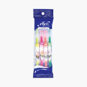 ปากกาเน้นข้อความ Elfen Bright คละสี (4แท่ง/ชุด)