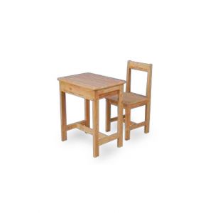 ชุดโต๊ะเก้าอี้นักเรียนไม้ยางพารา SD-0077(Desk)(Chair) โตไก ประถม