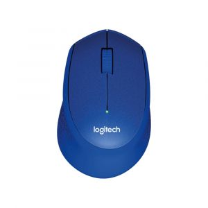 เมาส์ไร้สาย Logitech M331 Silent Plus Wireless Mouse สีน้ำเงิน