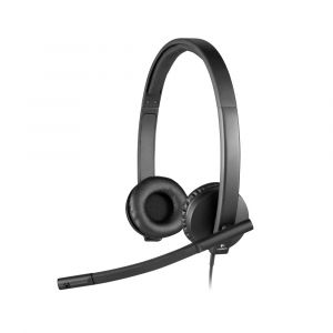 หูฟังพร้อมไมโครโฟน Logitech USB Headset Sterio H570e for VC
