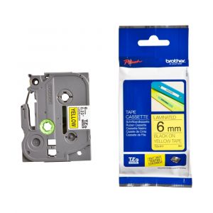 เทปพิมพ์อักษรขนาด 6มม. Brother รุ่น TZE-611