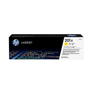 ตลับหมึกเลเซอร์ปริ้นเตอร์ HP 201X (CF402X) สีเหลือง