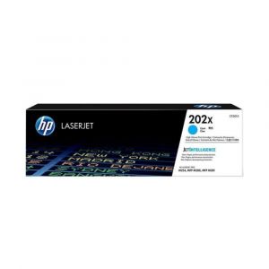 ตลับหมึกเลเซอร์ปริ้นเตอร์ HP 202X (CF501X) สีฟ้า