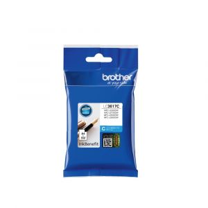 ตลับหมึกอิงค์เจ็ท Brother รุ่น LC-3617C สีฟ้า
