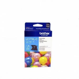 ตลับหมึกอิงค์เจ็ท Brother รุ่น LC-77XLC สีฟ้า