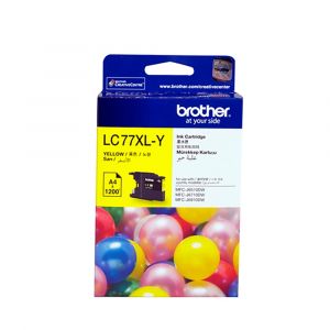 ตลับหมึกอิงค์เจ็ท Brother รุ่น LC-77XLYสีเหลือง