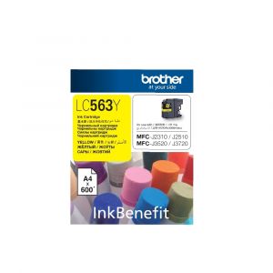 ตลับหมึกอิงค์เจ็ท Brother รุ่น LC-563Y สีเหลือง