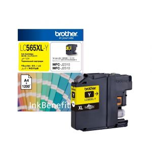 ตลับหมึกอิงค์เจ็ท Brother รุ่น LC-565XLY สีเหลือง