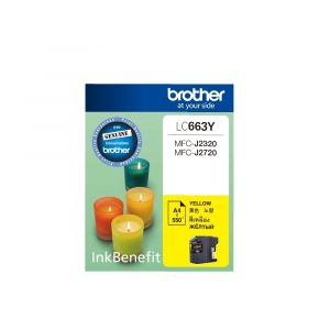 ตลับหมึกอิงค์เจ็ท Brother รุ่น LC-663Y สีเหลือง