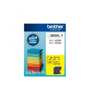 ตลับหมึกอิงค์เจ็ท Brother รุ่น LC-665XLY สีเหลือง