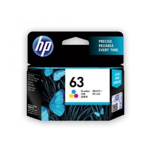 ตลับหมึกอิงค์เจ็ท HP 63 Tri-color (F6U61AA) 3สี