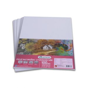 กระดาษวาดเขียน 210G เอ4 (1X100) มาสเตอร์อาร์ต