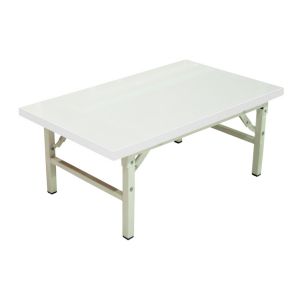 โต๊ะพับญี่ปุ่นลามิเนตขาวขอบขาว โตไก Tiger-6060